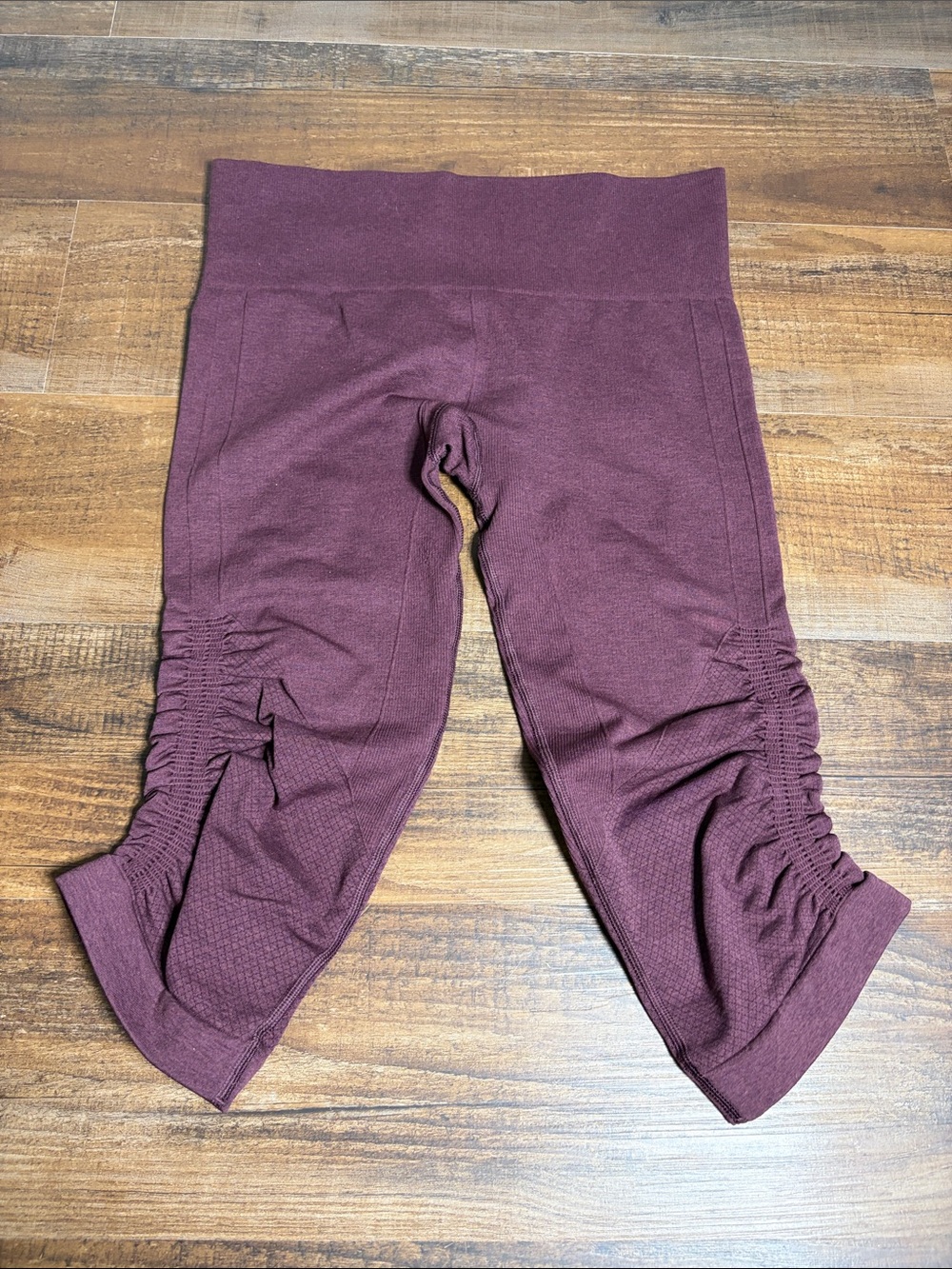 lululemon athletica Ruched Capri Leggings in Plum